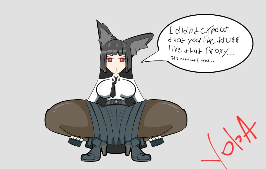 big_ears female female_focus female_only hoshimi_miyabi spread_legs text yoba zenless_zone_zero