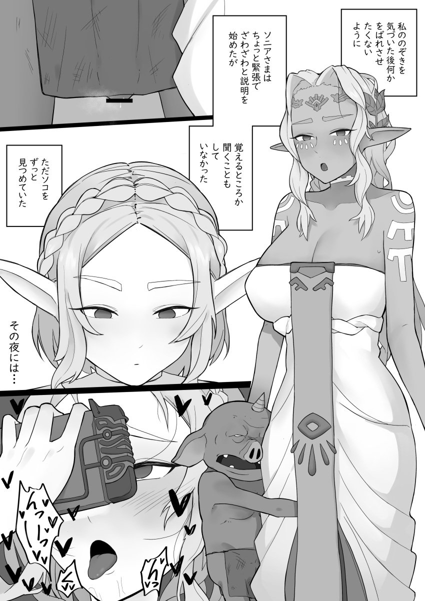 bokoblin hidden_penis kura_gero ntr princess_zelda sonia_(tears_of_the_kingdom) zelda_(tears_of_the_kingdom)