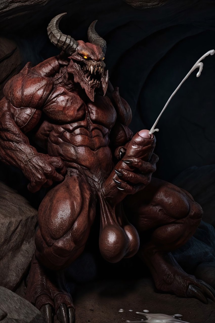 1boy 1demon 1male 1man 1monster abs ai_generated balls ballsack baron_of_hell_(doom) biceps big_balls big_cock big_dick big_penis big_testicles biped bodily_fluids boner civitai claws cock completely_naked completely_naked_male completely_nude completely_nude_male cum cumshot cumstring demon demon_boy demon_humanoid dick doom doom_(series) doom_eternal ejaculating ejaculating_cum ejaculation erect_penis erection excessive_cum excessive_genital_fluids exposed_balls exposed_penis fangs fat_balls fat_cock fat_penis foreskin foreskin_folds front_view genital_fluids genitals glans glowing_eyes hand_on_penis horns huge_balls huge_cock huge_testicles humanoid humanoid_genitalia humanoid_penis ironwill jerking jerking_off jerkingoff large_balls large_cock large_dick large_penis large_testicles long_penis male male_focus male_masturbation male_monster male_only male_orgasm masturbation monster monster_boy muscle muscles muscular muscular_male naked navel nude nude_male nudity nuts nutsack penis realistic red_body red_skin sagging_balls saggy_balls scrotum self_upload sharp_teeth shiny shiny_skin side_view solo solo_male stroking stroking_cock stroking_penis testicles uncensored uncircumcised uncut