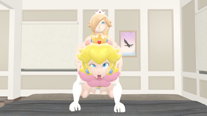 3d ahe_gao clothed futanari implied_anal kabalmystic mario_(series) mr_plushgore naked nintendo princess princess_peach princess_rosalina sfm source_filmmaker tongue_out