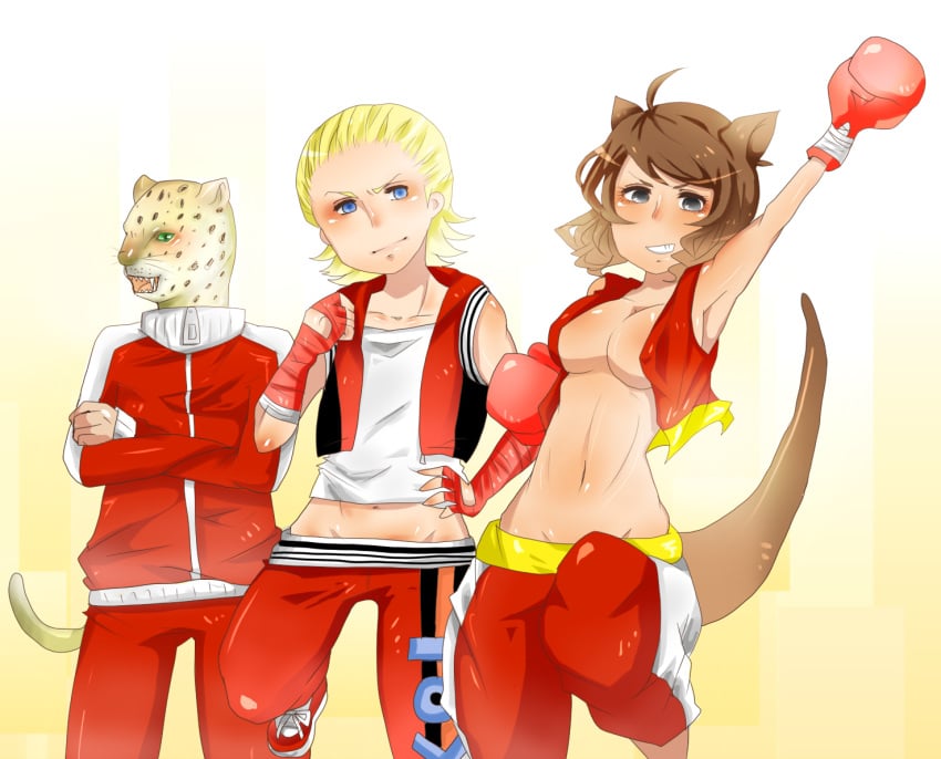 king_(tekken) namatamemisa pointy_chin roger_mama steve_fox tekken