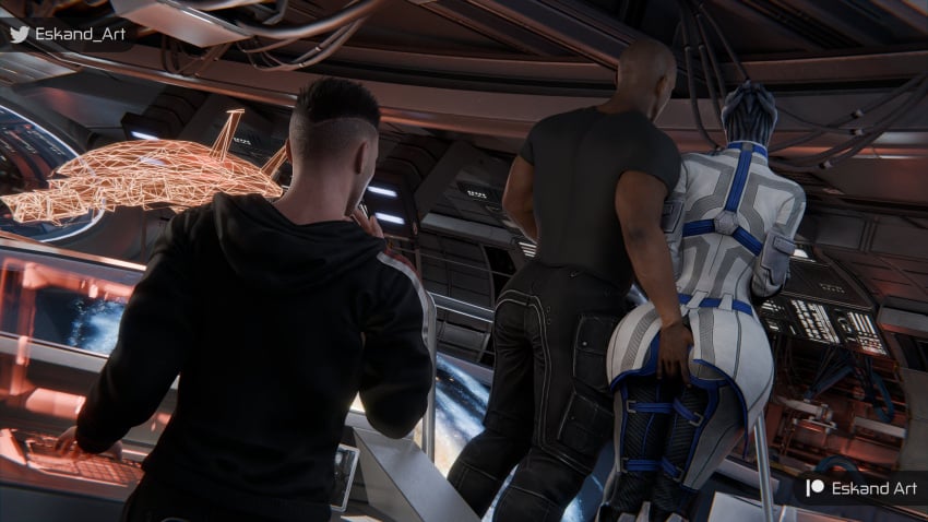 2boys 2girls 3d alien alien_humanoid asari big_ass big_breasts big_thighs bioware blue-skinned_female blue_body blue_skin breasts bust busty chest curvaceous curvy curvy_figure dark-skinned_female dark-skinned_male dark_skin electronic_arts eskandart female hips hourglass_figure huge_ass huge_breasts humanoid large_ass large_breasts liara_t&#039;soni male male/female mass_effect mature mature_female morinth slim_waist straight thick thick_hips thick_legs thick_thighs thighs voluptuous waist wide_hips