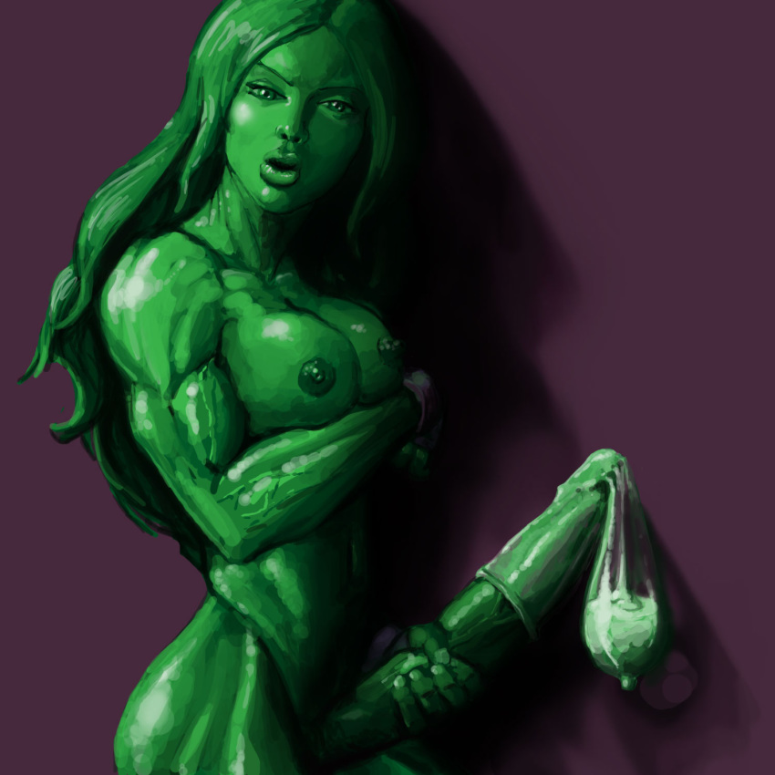 akarenti cum futa_only futanari green_skin intersex marvel she-hulk