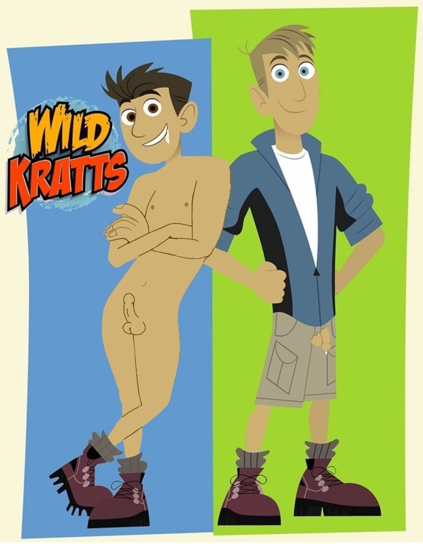 balls_out boner boyshorts chris_kratt dicks_out edit flaccid male male_only martin_kratt peckers proud_of_his_cock tagme wild_kratts