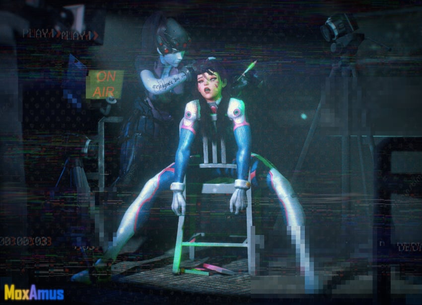 2girls 3d 3d_(artwork) ahe_gao amelie_lacroix brain_drain brainwashed brainwashing brown_hair captured captured_heroine censored chair clothed clothing controlled d.va damsel_in_distress defeat defeated defeated_hero defeated_heroine defeated_superheroine dominant dominant_female domination drool drooling drugging drugs drunk duo eyelashes eyes eyes_rolled_back eyes_rolling_back female female_focus female_only glitch grabbing hair hair_physics hair_pull hana_song helpless hi_res hostage humiliation hypnosis hypnotic_eyes imminent_sex indoors injection knocked_out limp livestream long_hair lying medical_instrument medical_syringe medication mind_alteration mind_break mind_broken mindbreak moxamus multiple_girls open_mouth overwatch overwatch_2 passed_out peril physics public public_exposure questionable_consent ragdoll recorded recording sedated skin_tight skinny slave slavegirl sleeping sleepy spread_legs streamer streaming submissive submissive_female thick_thighs thighs tranquilizer unconscious video_games watermark widowmaker young younger_female yuri