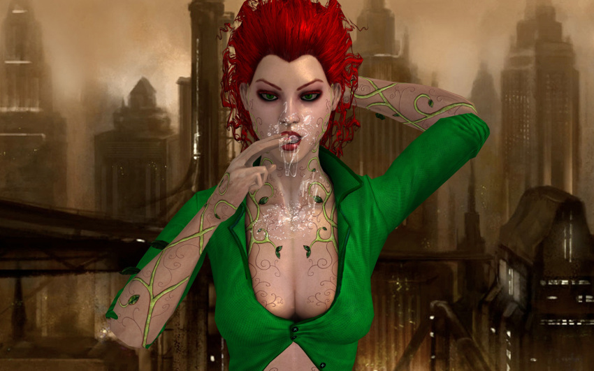 3d akikosdream batman:_arkham_asylum batman_(series) breasts color cum dc dc_comics female female_only human mod pamela_isley poison_ivy poison_ivy_(arkham) poison_ivy_(arkham_asylum) solo tagme