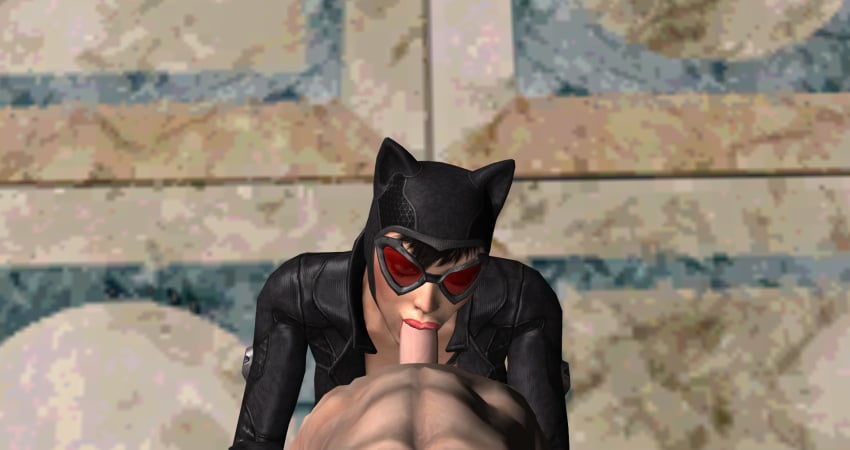 3d abs batman:_arkham_city batman_(series) catwoman catwoman_(arkham) catwoman_(arkham_city) completely_naked completely_naked_male completely_nude completely_nude_male dc dc_comics dudehentai female mod selina_kyle straight xnalara