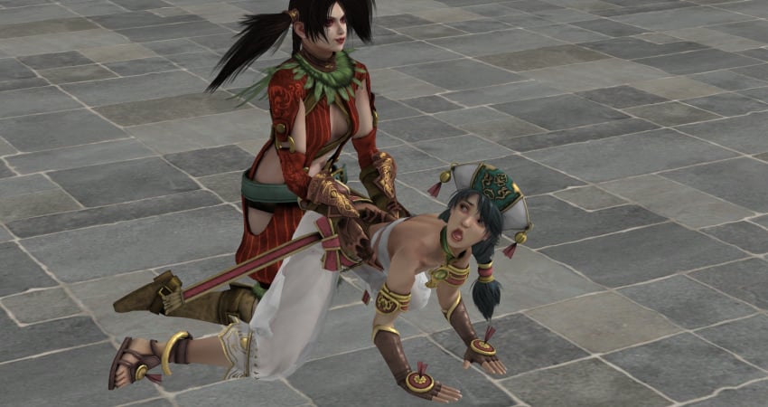 3d dudehentai female female_only human mod multiple_females rape soul_calibur talim tira xnalara yuri