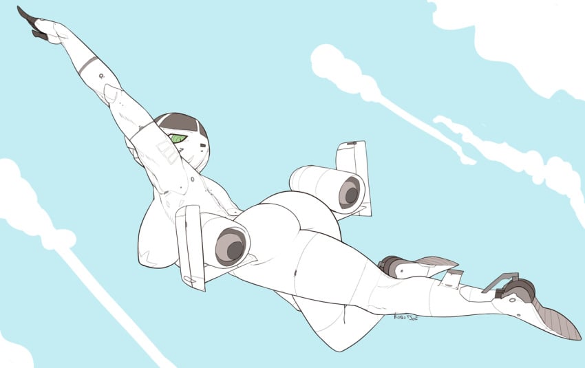 a-10_thunderbolt airplane anthro female female_only personification robotjoe solo tagme vehicle