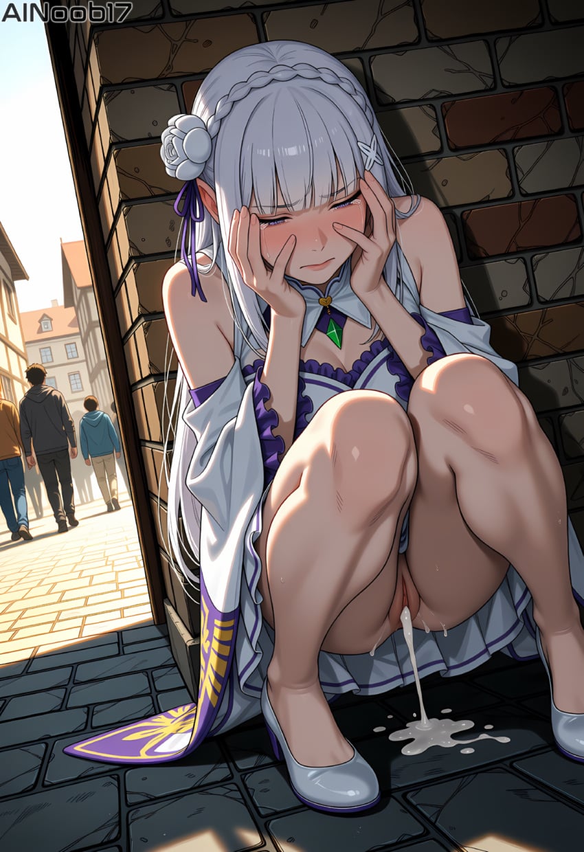 Emilia (Re:Zero) Rule 34 Image