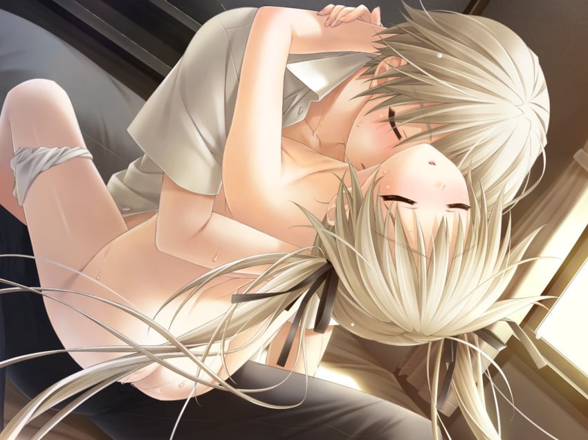 brother_and_sister haruka_kasugano incest kasugano_haruka kasugano_sora sora_kasugano tagme twincest twins twintails yosuga_no_sora