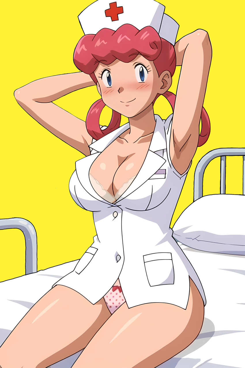 1girls ai_generated nurse_joy paulinebabe pokemon