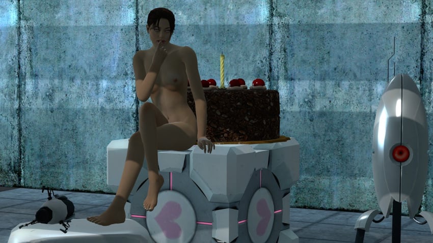 1girls 3d chell completely_nude completely_nude_female felaful female female_only garry's_mod human human_female human_only nude nude_female pale_skin portal_2 portal_gun solo tagme weapon