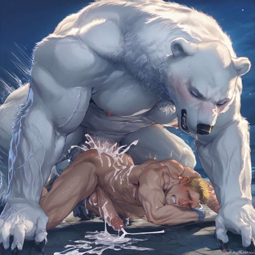 2boys abs age_difference ai_generated anal anal_sex animal_penis anthro anthro_dominating_human anthro_penetrating_human arm_hair balls bara bear big_balls big_dom_small_sub big_muscles big_pecs big_penis chest_hair cum cum_drip cum_in_ass cum_inside cum_on_balls cum_on_body cum_on_penis cum_while_penetrated cumflation daddy dominant dominant_anthro dominant_male drooling duo ejaculation erection gay gay_anal gay_sex hair hairy_male holding_partner huge_cock huge_muscles human human_on_anthro human_penetrated humansub hunk inflation interspecies larger_anthro larger_male male male/male male_only male_penetrated male_penetrating_male muscular muscular_anthro muscular_human muscular_male nipples nude older_anthro older_dom_younger_sub older_male older_man_and_younger_boy older_on_young older_penetrating_younger orgasm pecs penetration penis penis_in_ass polar_bear pubic_hair realism realistic sex simultaneous_orgasms size_difference smaller_human smaller_male smaller_penetrated stomach_bulge submissive submissive_human submissive_male ursid viebitte yaoi younger_human younger_male younger_penetrated