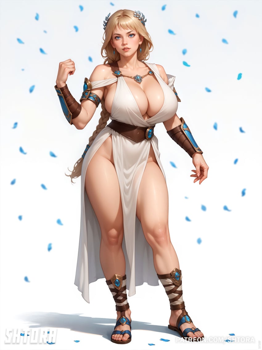 ai_generated big_breasts breasts large_breasts shtora sophitia_alexandra soul_calibur thick_thighs