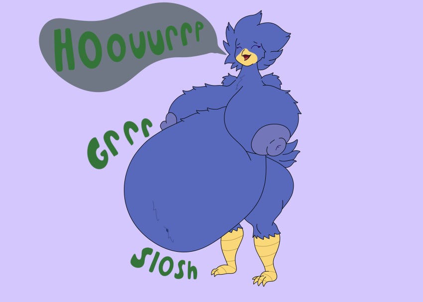 absurd_res ambiguous_gender ambiguous_prey anthro arm_tuft avian avian_feet avian_pred beak belly belly_tuft big_belly big_breasts bird breast_tuft breasts burp_cloud burping busty_bird chest_tuft corvid corvus_(genus) criminal crow digestion digestion_noises erect_nipples fatal fatal_vore feather_tuft feathers female female_pred grr hair head_tuft hero hi_res huge_breasts hyper hyper_breasts mandro22 navel navel_outline navel_tuft nipples obese obese_anthro obese_female onomatopoeia oscine overweight overweight_anthro overweight_female passerine presenting presenting_belly presenting_breasts rumbling_stomach satisfaction satisfied satisfied_look shoulder_tuft slosh sloshing_belly solo sound_effects story story_in_description superhero tail tail_feathers text tuft unseen_prey vore
