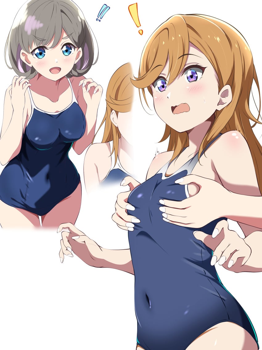 ! !! 1girls absurd_res absurdres bare_armpits bare_arms bare_hands bare_legs bare_shoulders bare_skin bare_thighs belly belly_button bikini blue_bikini blue_eyes blue_eyes_female blue_one-piece_swimsuit blue_swimsuit blue_swimwear blush blush blushing_female boob_grab borgbutler breast_grab breast_grab_from_behind breast_grabbed_from_behind breasts brown_eyebrows brown_hair brown_hair_female collarbone dot_nose elbows embarrassed embarrassed_female embarrassed_nude_female excited excited_expression excited_face excited_female eyebrows_visible_through_hair female female_focus female_only fingernails fingers grabbing_breast grabbing_breasts grabbing_breasts_from_behind grey_eyebrows grey_hair grey_hair_female groin hair_between_eyes half_naked high_resolution highres hourglass_figure legs light-skinned_female light_skin long_hair love_live! love_live!_superstar!! medium_breasts medium_hair naked naked_female navel nude nude_female one-piece_swimsuit petite petite_body petite_breasts petite_female petite_girl purple_eyes purple_eyes_female pussy shibuya_kanon short_hair shoulders sideboob simple_background slender_body slender_waist slim_girl slim_waist small_breasts smile smiling solo standing swimsuit swimwear tang_keke thick_thighs thighs thin_waist upper_body v-line wavy_mouth white_background wide_hips