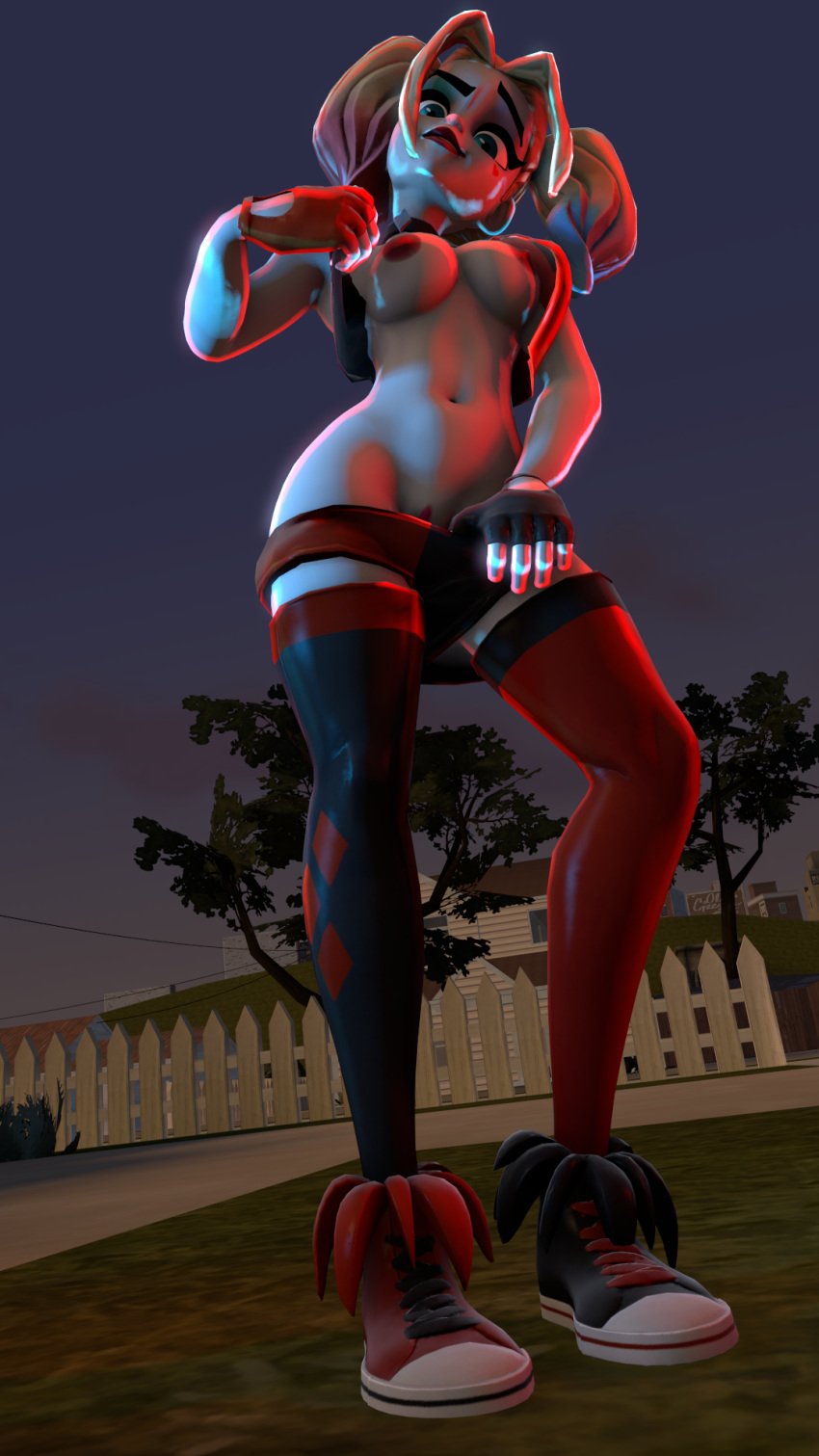 3d dc dc_comics harley_quinn harley_quinn_(multiversus) multiversus sfm source_filmmaker