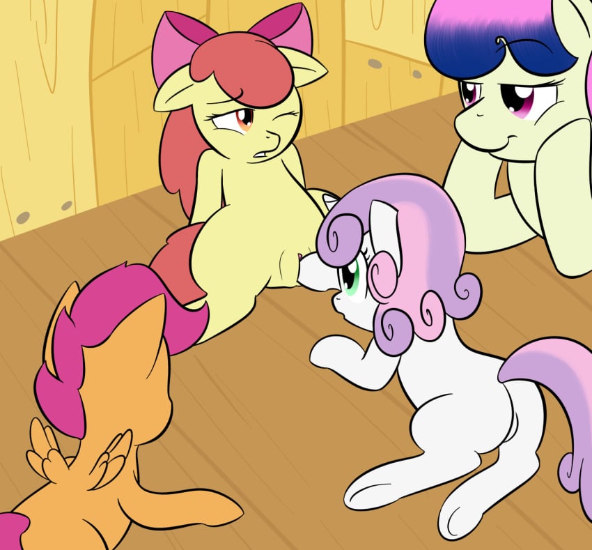 apple_bloom_(mlp) cutie_mark_crusaders friendship_is_magic krystil lamiaaaa my_little_pony scootaloo_(mlp) smooth_skin sweetie_belle_(mlp)