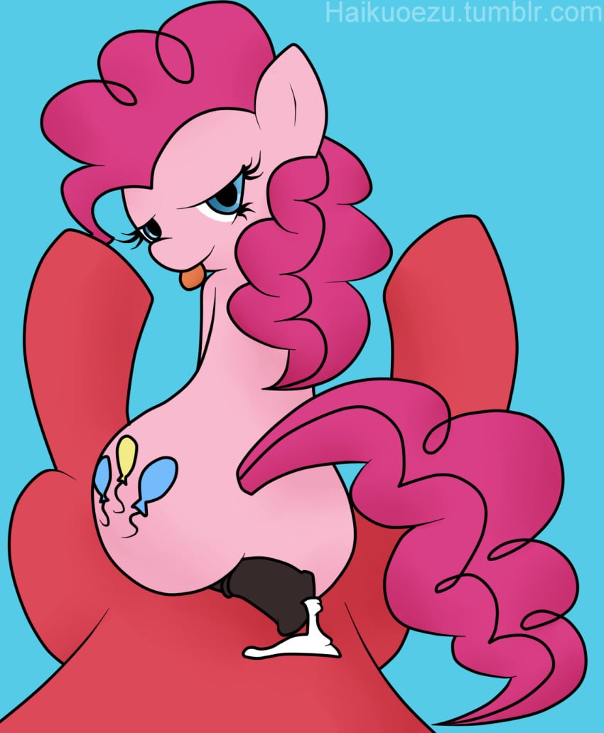 big_macintosh_(mlp) buttjob cum cutie_mark earth_pony equine female feral friendship_is_magic front_view fur haiku hair looking_back male male_pov mammal my_little_pony nude penis pink_fur pink_hair pinkie_pie_(mlp) pony pov raised_legs straight tagme tail