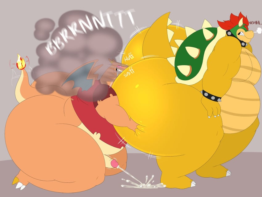 2boys ass_bigger_than_head big_ass big_butt blush bowser charizard cumming_from_fart cumming_on_floor cumshot fart fart_cloud fart_everywhere fart_fetish farting farting_in_face farting_on_another farting_on_face farts fat fat_ass fat_butt fat_male furry furry_male furry_only gay grabbing_ass grabbing_from_behind huff huffing king koopa large_ass male mario_(series) megacoolbear_(artist) nintendo obese obese_male overweight overweight_male pokemon pokemon_(species) saliva salivating sniffing sniffing_ass sniffing_butt sniffing_farts tail