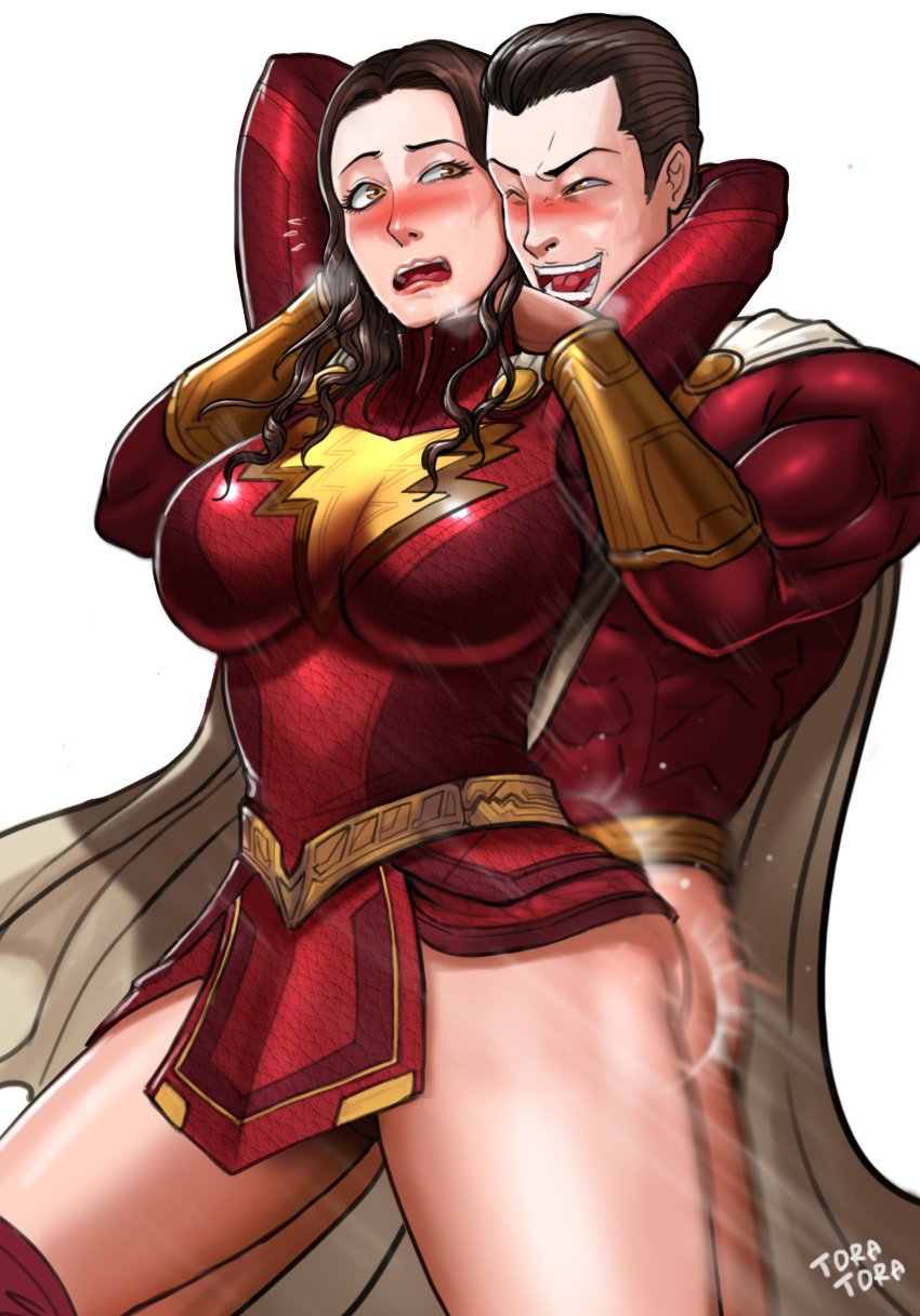 brown_eyes brown_hair dceu mary_batson mary_marvel nsfw shazam shazam!_(2019) shazam!_fury_of_the_gods step-incest stepbrother stepbrother_and_stepsister stepbrother_and_stepsister_(lore) stepsister tora_tora