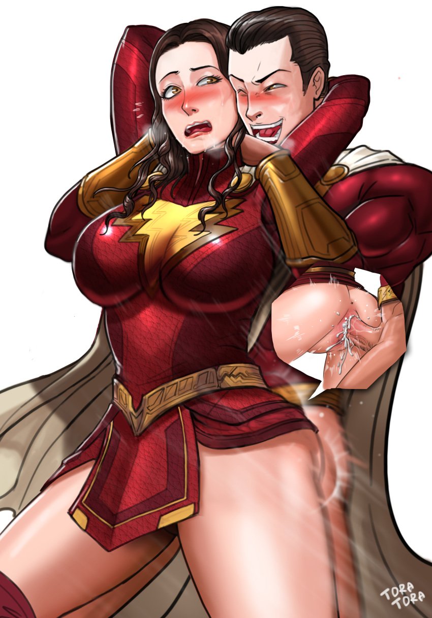 brown_eyes brown_hair dceu mary_batson mary_marvel nsfw shazam shazam!_(2019) shazam!_fury_of_the_gods step-incest stepbrother stepbrother_and_stepsister stepbrother_and_stepsister_(lore) stepsister tora_tora