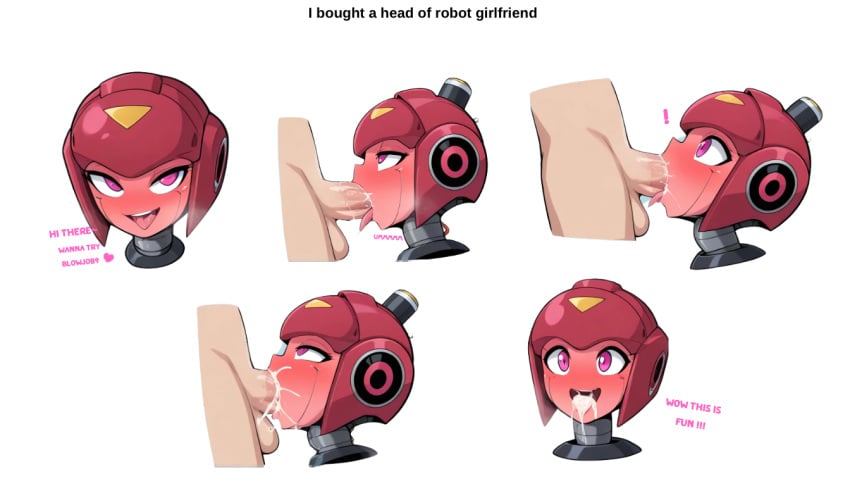 android blowjob cum_in_mouth cum_in_throat deepthroat deepthroat_no_hands face_fucking female female_robot happy hotload-8 mother_and_son mouth_fuck robot robot_girl robot_humanoid throat_bulge throat_fuck