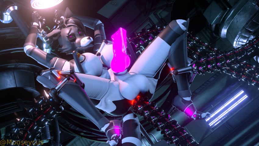 3d bdsm_gear fnaf_oc futanari milking mooseycus robot_tentacles sci-fi