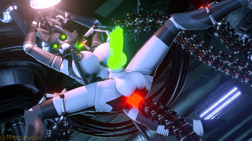 3d bdsm_gear fnaf_oc futanari milking mooseycus robot_tentacles sci-fi