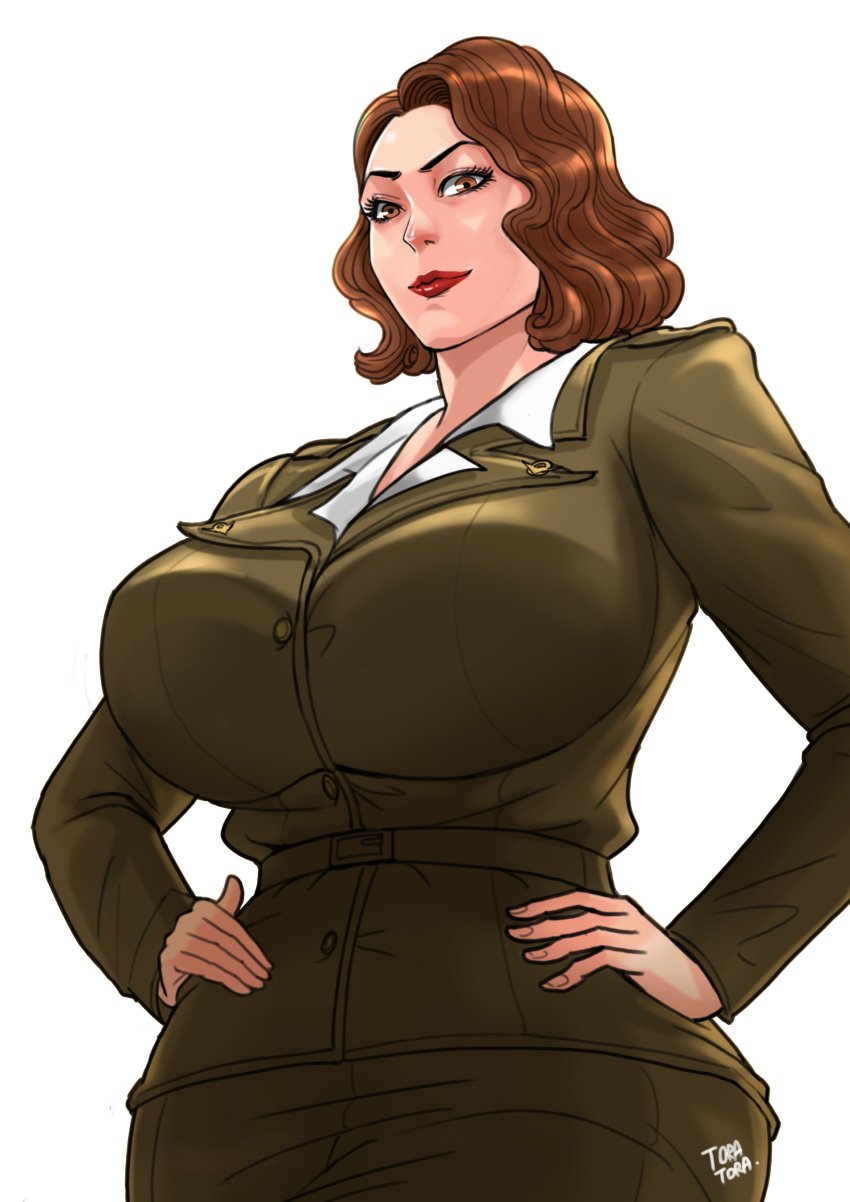 blowjob blowjob_face captain_america:_the_first_avenger peggy_carter tora tora_tora