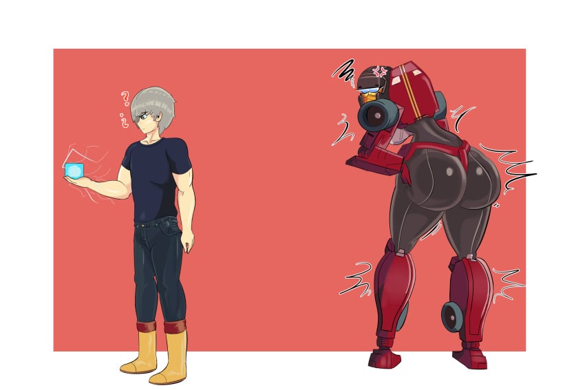 ass big_ass big_breasts breasts female gender_transformation genderswap genderswap_(mtf) growth hips huge_breasts jobichie mtf_transformation robotization rule_63 thick_thighs transformation transformers wide_hips