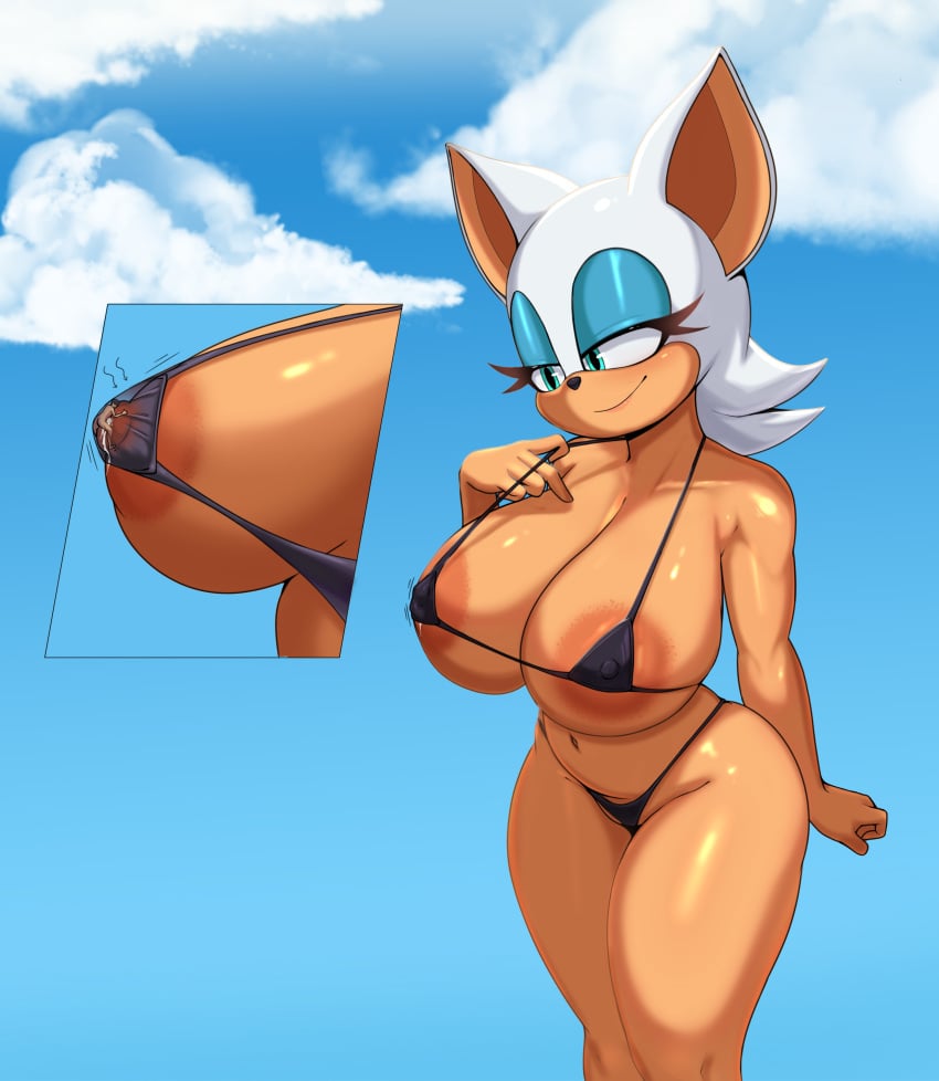 different_size gigantic_ass gigantic_breasts rouge_the_bat sonic_(series) sonic_the_hedgehog_(series)