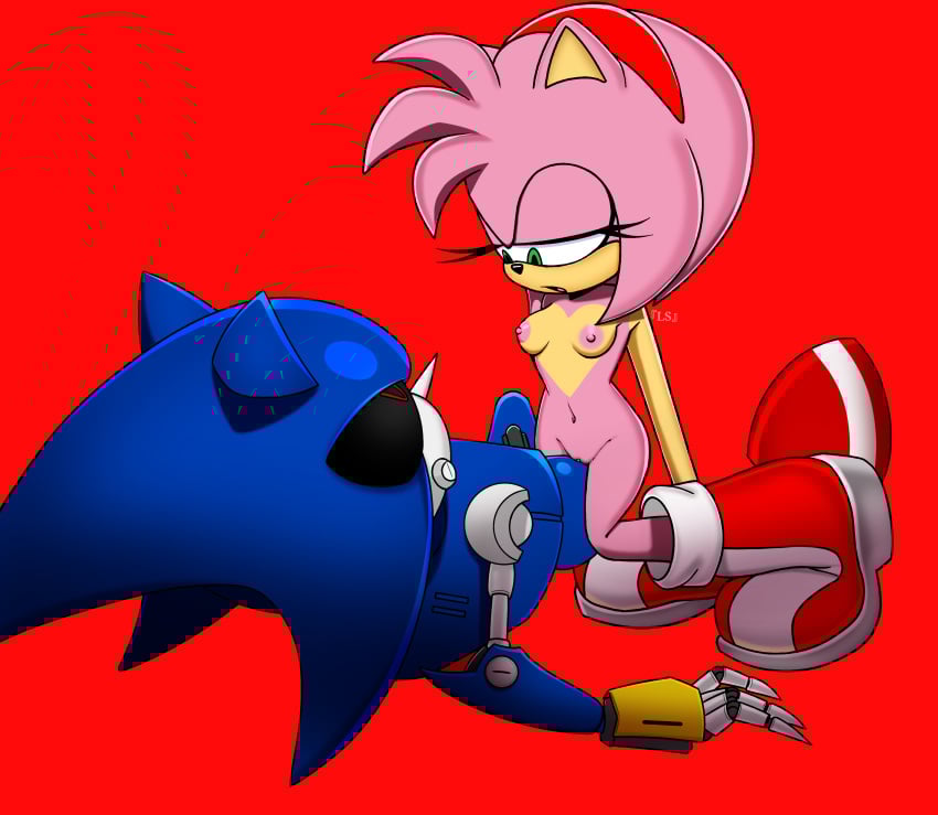 amy_rose metal_sonic sonic_(series) sonic_the_hedgehog_(series)