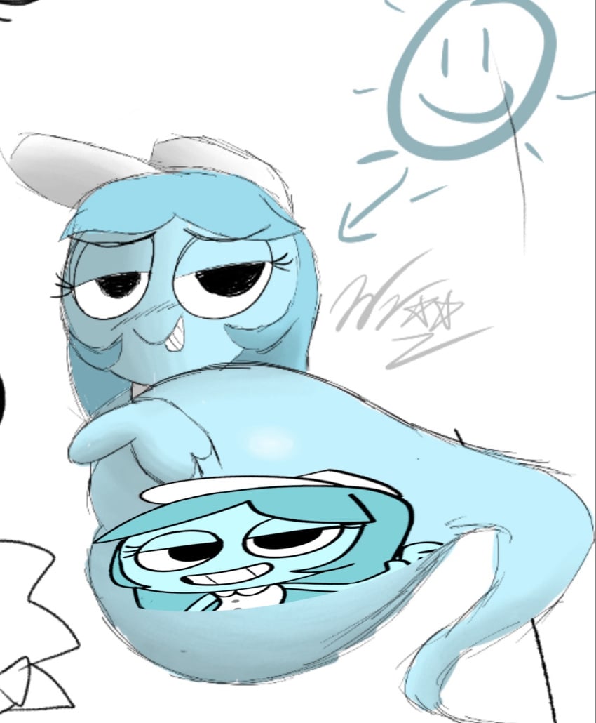 1girls asshole blue_body blue_hair blue_skin blush blushing_at_viewer connie_(dandy&#039;s_world) dandy&#039;s_world doodle fat_ass fat_butt female female_focus female_only ghost ghost_girl hat headwear long_hair looking_at_viewer roblox roblox_game solo_female solo_focus spreading spreading_ass wifeyvoo