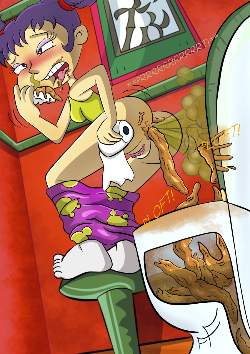 all_grown_up disgusting fart_fetish farting foot_folk kimi_finster