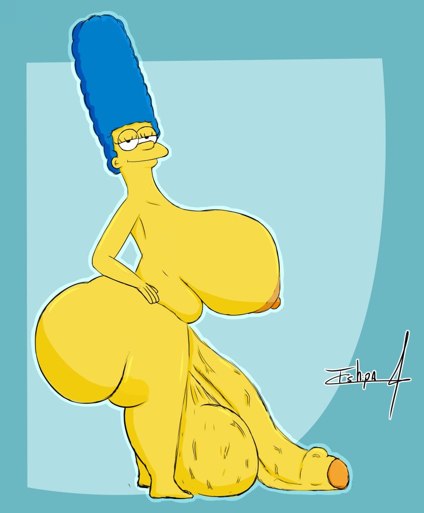 20th_century_fox 20th_century_studios ass balls big_breasts big_butt blue_hair breasts cock dick dickgirl female female_only futa_only futanari huge_ass huge_balls huge_cock hyper_balls hyper_butt hyper_penis hyper_testicles ishipa marge_simpson milf penis solo solo_female solo_futa sweat sweatdrop sweating sweaty_body the_simpsons tights yellow_body