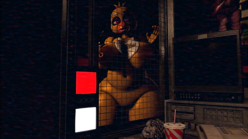 3d animated anthro anthrofied areola areolae big_breasts bouncing bouncing_breasts breasts breasts_bigger_than_head breasts_bigger_than_torso breasts_out busty chica_(fnaf) classic_chica_(fnaf) exposed_breasts exposed_nipples exposed_pussy female female_focus female_only five_nights_at_freddy's fnaf furry furry_female furry_only hi_res high_resolution highres large_breasts nipples sfmseno source_filmmaker tongue tongue_out