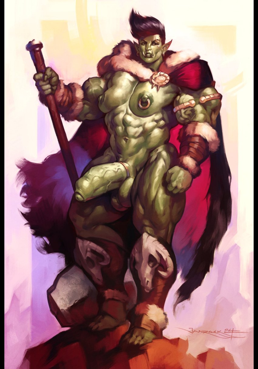 1futa 2024 abs accessory balls biceps big_muscles big_penis breasts cape clothing cock_ring erection eye_scar facial_scar foreskin futa_only futanari genitals green_body green_skin gynomorph hi_res huge_muscles humanoid humanoid_genitalia humanoid_penis humanoid_pointy_ears intersex janrock jewelry muscular muscular_futanari muscular_gynomorph muscular_intersex nipple_piercing nipples not_furry orc orc_futanari partially_retracted_foreskin pecs pecs_with_breasts penis penis_accessory penis_jewelry piercing quads scar solo solo_futa standing thick_penis triceps tusks uncut vein veiny_penis