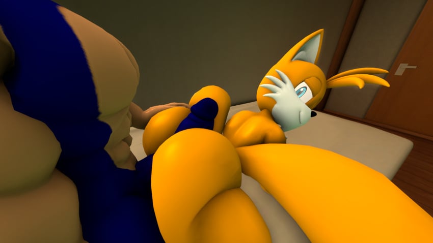 2boys abs anthro ass ass ass_crack ass_focus ass_up assjob bara bed bedroom bent_over biceps big_ass big_butt blue_eyes blue_fur booty bottom_heavy buns butt_crack buttjob caked_up cheeks daddy duo erection faceless_male femboy fuckboy furry gay hand_on_ass hotdogging imminent_sex looking_back male/male male_only miles_"tails"_prower muscular on_all_fours penis penis_between_ass penis_between_buttocks sega smile sonic_(series) sonic_the_hedgehog sonic_the_hedgehog_(series) sub tails tails_the_fox tan_fur teasing twink yellow_fur yiff