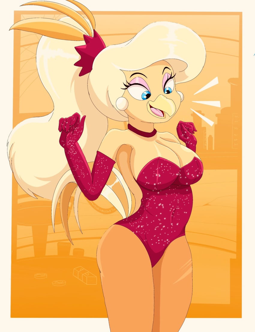 2022 2d 2d_(artwork) 2d_artwork anthro avian beak big_breasts big_breasts bird bird_girl blonde_female blonde_hair blonde_hair breasts breasts breasts clothed clothed_female curvaceous curvaceous_female curvaceous_figure curvy curvy_body curvy_female curvy_figure curvy_hips curvy_thighs digital_art digital_drawing_(artwork) digital_media_(artwork) don_bluth female furry furry_female gloves goldie_pheasant leotard pheasant ponytail rock-a-doodle solo tagme thick thick_hips thick_thighs zebra10045