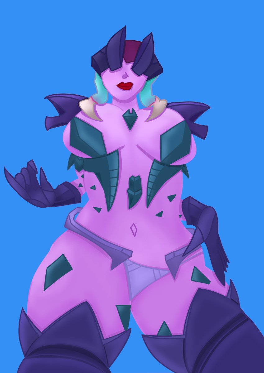 anthro female league_of_legends looking_at_viewer monster rek'sai video_games yagahto