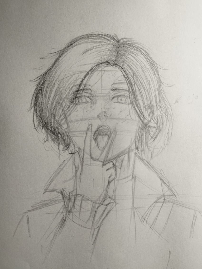 1boy 1femboy boceto boy cunnilingus_gesture elegant femboy finger_in_mouth freckles greyscale handsome human lies_of_p literature male male_only monochrome monster_femboy no_visible_genitalia open_mouth pencil_(artwork) pinocchio pinocchio_(character) pinocchio_(lies_of_p) public_domain sketch solo teen_boy tongue tongue_out twink