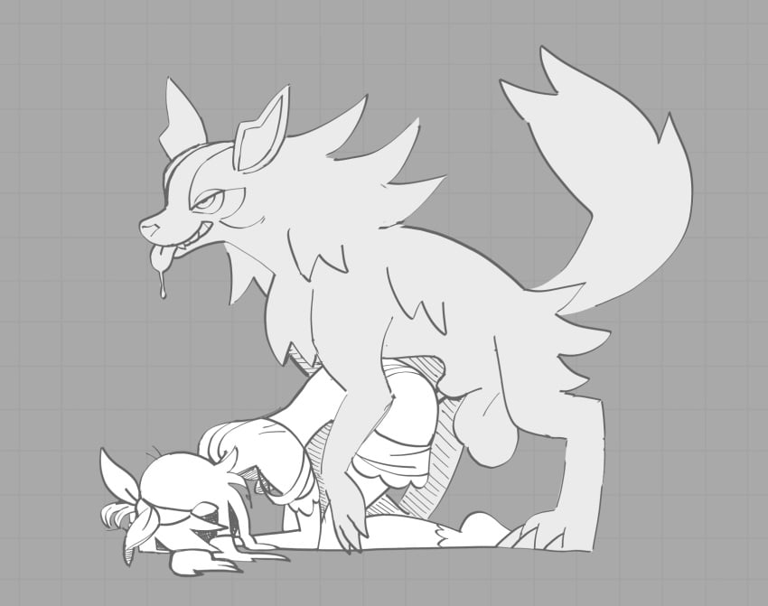 ayceedee canine dominant_feral dominant_male feral_on_female gashamon_(artist) male_pokemon/female_human may_(pokemon) may_(pokemon_oras) pokemon pokemon_(species) pokemon_on_female pokemon_oras pokemon_penetrating pokemon_rse pokephilia saliva sketch tagme zoophilia