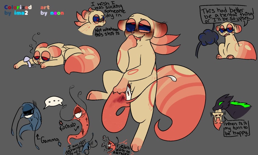 5:3 ambiguous_gender ass cyan_lizard_(rain_world) daddy_long_legs_(rain_world) drugs feral fungus genitals hi_res lizard_(rain_world) male mushroom neoncityrain overseer_(rain_world) presenting presenting_hindquarters pussy rain_world slugcat solo starry_body tail tendrils tentacle the_unbound_(neoncityrain) thick_tail third-party_edit trans_(lore) trans_man_(lore) videocult