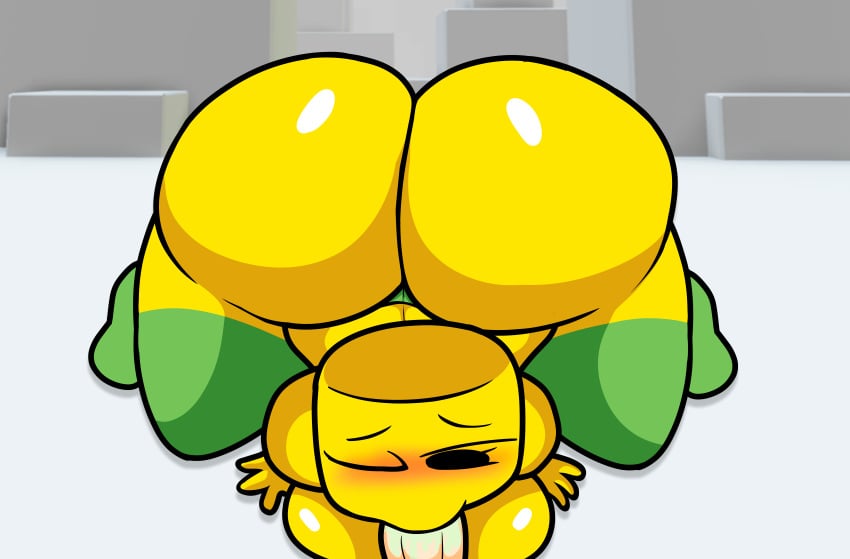 1boy 1boy1girl 1girls big_ass big_breasts big_butt big_penis blush face_fucking genderswap_(mtf) jp20414(artist) jp20414_(artist) naked noob noob_(roblox) one_eye_closed oral oral_penetration oral_sex roblox robloxian rule_63 source_request sucking_penis tagme yellow_skin