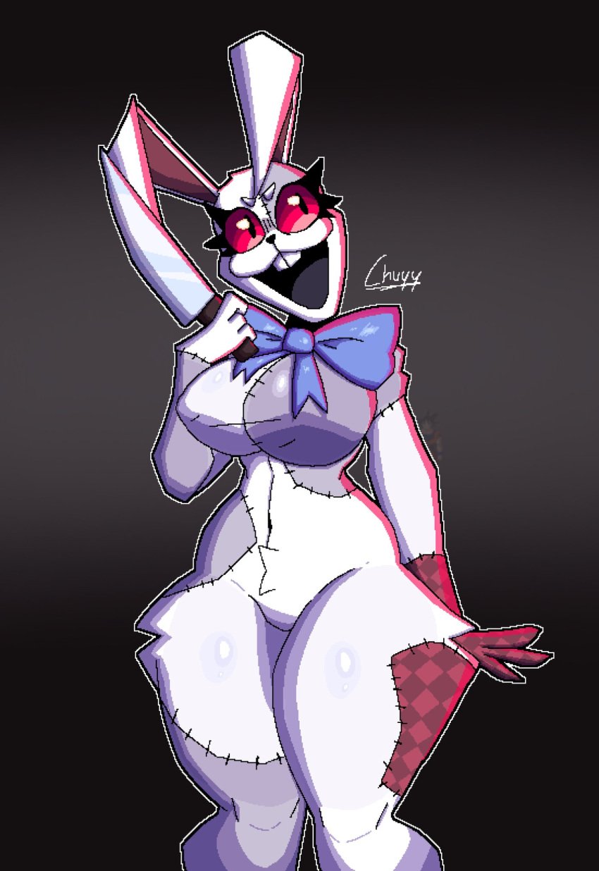 big_ass big_breasts big_butt big_titties breasts bunny_ears bunny_girl bunny_tail chuyy clothing curvaceous curvaceous_female curvaceous_figure curvy curvy_figure curvy_hips female female_focus female_only five_nights_at_freddy&#039;s five_nights_at_freddy&#039;s:_security_breach furry furry_female furry_only looking_at_viewer vanny_(fnaf)