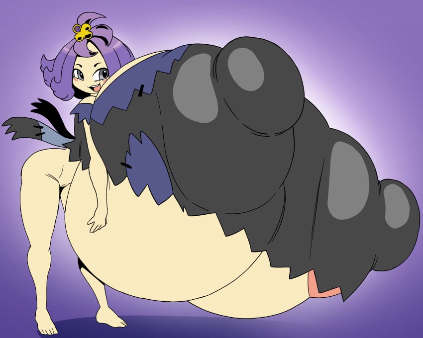 1girls :3d acerola_(pokemon) angstrom breasts_bigger_than_body breasts_bigger_than_head breasts_bigger_than_torso gigantic_breasts huge_areolae hyper hyper_breasts looking_at_viewer massive_breasts nintendo partially_clothed pokemon pokemon_sm solo upper_teeth wide_hips