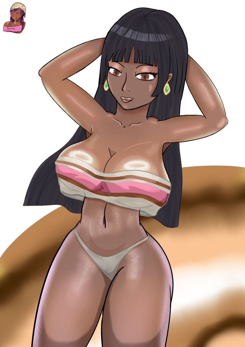 1girls big_breasts black_hair brown_eyes chel chel_(the_road_to_el_dorado) dark-skinned_female dark_skin dreamworks female latina native_latina psychoheaven shiny_skin the_road_to_el_dorado