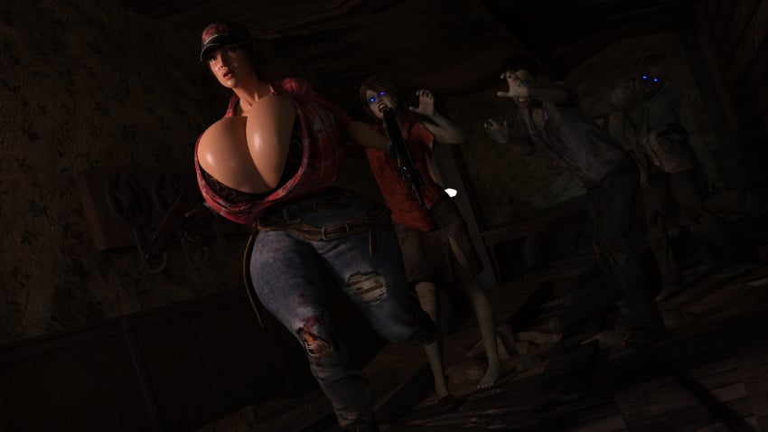 3d abigail_briarton call_of_duty call_of_duty_zombies cleavage hyper_breasts misty_(cod-bops-2) notoriouscrs